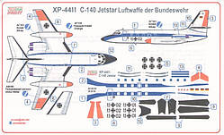 Декалі для Lockheed Jetstar C-140 Bundeswehr - 1:144