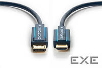 Кабель монітора-адаптер DisplayPort-HDMI M/M (HDMIекран) 2.0m,v1.2 4K@60Hz D=7.3mm Casu (75.04.4924)