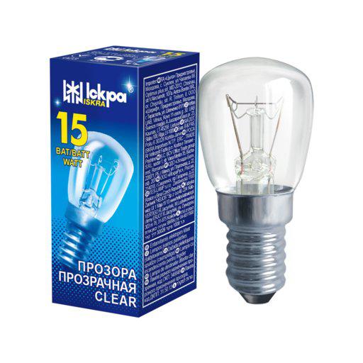 Лампа розжарювання ІСТРА ЛОН 15 Вт S25 E14 для холодильника (РП 230-15-1)
