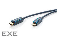 Кабель пристроїв-адаптер USB Type-C M/M 2.0m,(USB3.0) Casual 2xS D=4.8mm,синій (75.04.5132-1)