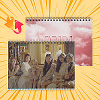 Зошит А5 48 арк. на пружині у клітинку 60 гр.м² (G)I-DLE 007