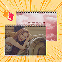 Зошит А5 48 арк. на пружині у клітинку 60 гр.м² (G)I-DLE 009