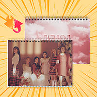 Зошит А5 48 арк. на пружині у клітинку 60 гр.м² (G)I-DLE 014