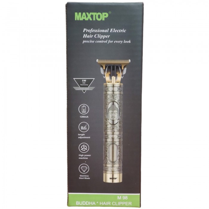 Машинка для стрижки бороды окантовочная Maxtop M98 с 4 насадками разной длины Im_175 - фото 6 - id-p2087410240