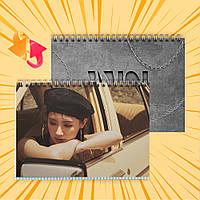 Зошит А5 48 арк. на пружині у клітинку 60 гр.м² (G)I-DLE 023