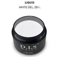 Жидкий гель для ногтей D.I.S Liquid Gel White 28 г