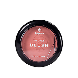 Рум'яна для обличчя Bogenia Blush компактні № 005 матовые Pink Sorbet