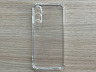 Чехол (бампер, накладка) на Samsung Galaxy S23 FE (Samsung SM-S711) полностью прозрачный, силиконовый AirBag