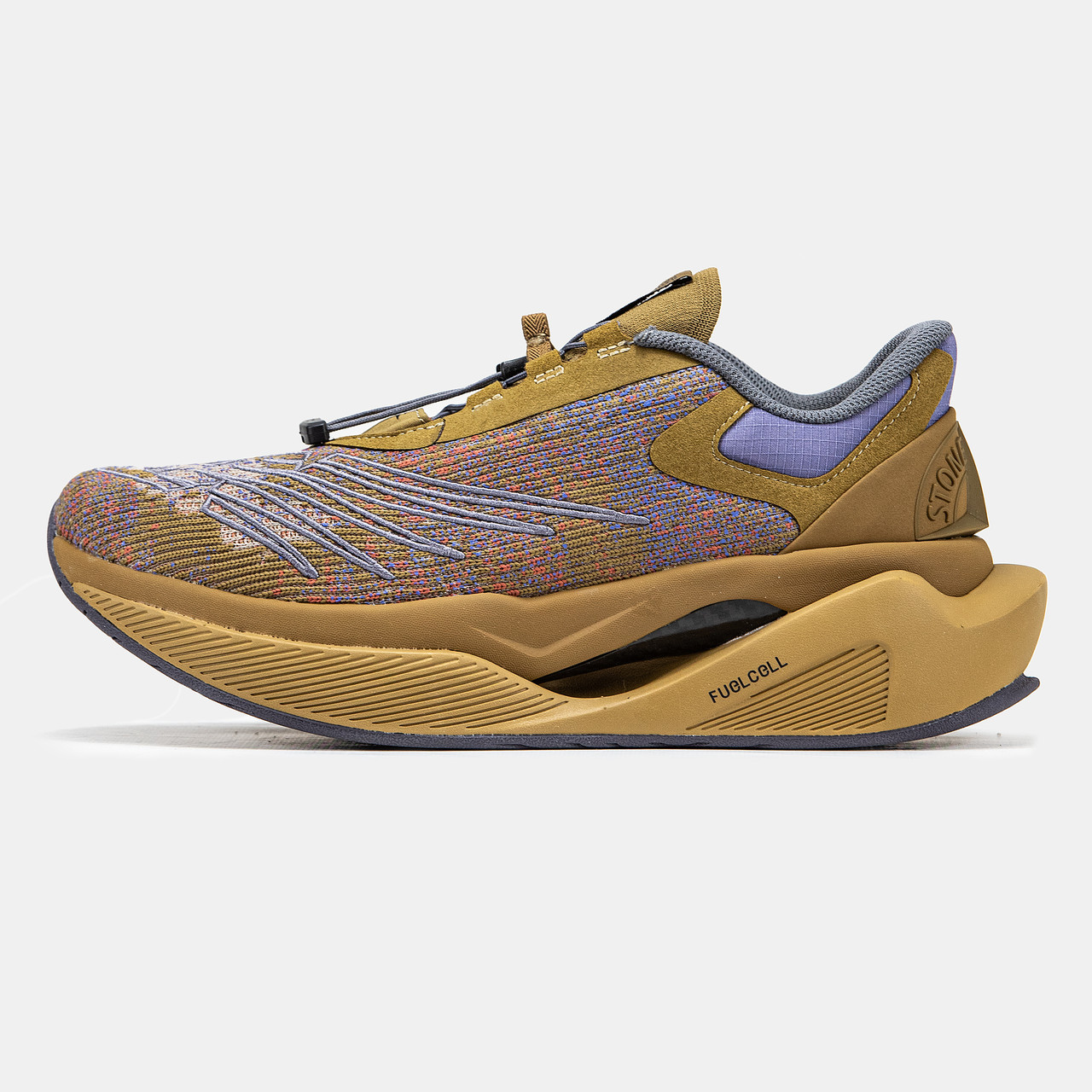 Чоловічі / жіночі кросівки New Balance FuelCell x Stone Island Beige Violet, бежеві кросівки нью беланс фуел селл NB стоун айленд, фото 1