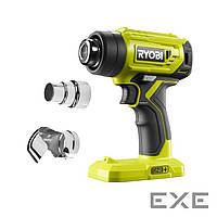 Фен будівельний Ryobi ONE+ R18HG-0 18В, 0 - 470C, 170л/хв (без АКБ і ЗУ) (5133004423)