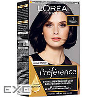 Краска для волос L"Oreal Paris Preference 1 - Черный (3600521916551)