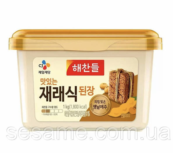 Корейська соєва паста Доетянг Дендян Денджанг Haechandle Korean soybean paste 1кг