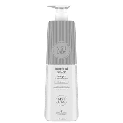 Шампунь для світлого волосся NishLady Touch of Silver Shampoo 947ml