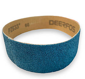 Стрічка наждачна нескінченна для наждака (шліфера) цирконій Італія 35*140мм р60