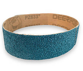 Стрічка наждачна нескінченна для наждака (шліфера) цирконій Італія 35*140мм р50