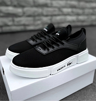 Мужские кроссовки Lacoste Black White N 36