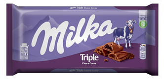 Milka Triple Chocolate 100g 1/20