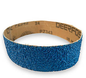 Стрічка наждачна нескінченна для наждака (шліфера) цирконій Італія 35*140мм р24