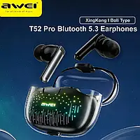 Беспроводные вакуумные Bluetooth наушники AWEI T52 PRO TWS