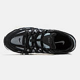 Чоловічі кросівки Nike P-6000 Black Grey White, чорно-білі замшеві кросівки найк P-6000, фото 8