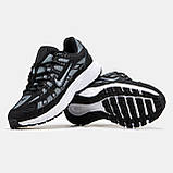 Чоловічі кросівки Nike P-6000 Black Grey White, чорно-білі замшеві кросівки найк P-6000, фото 5