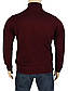Бордова чоловіча водолазка Turhan 105 Bordo, фото 2