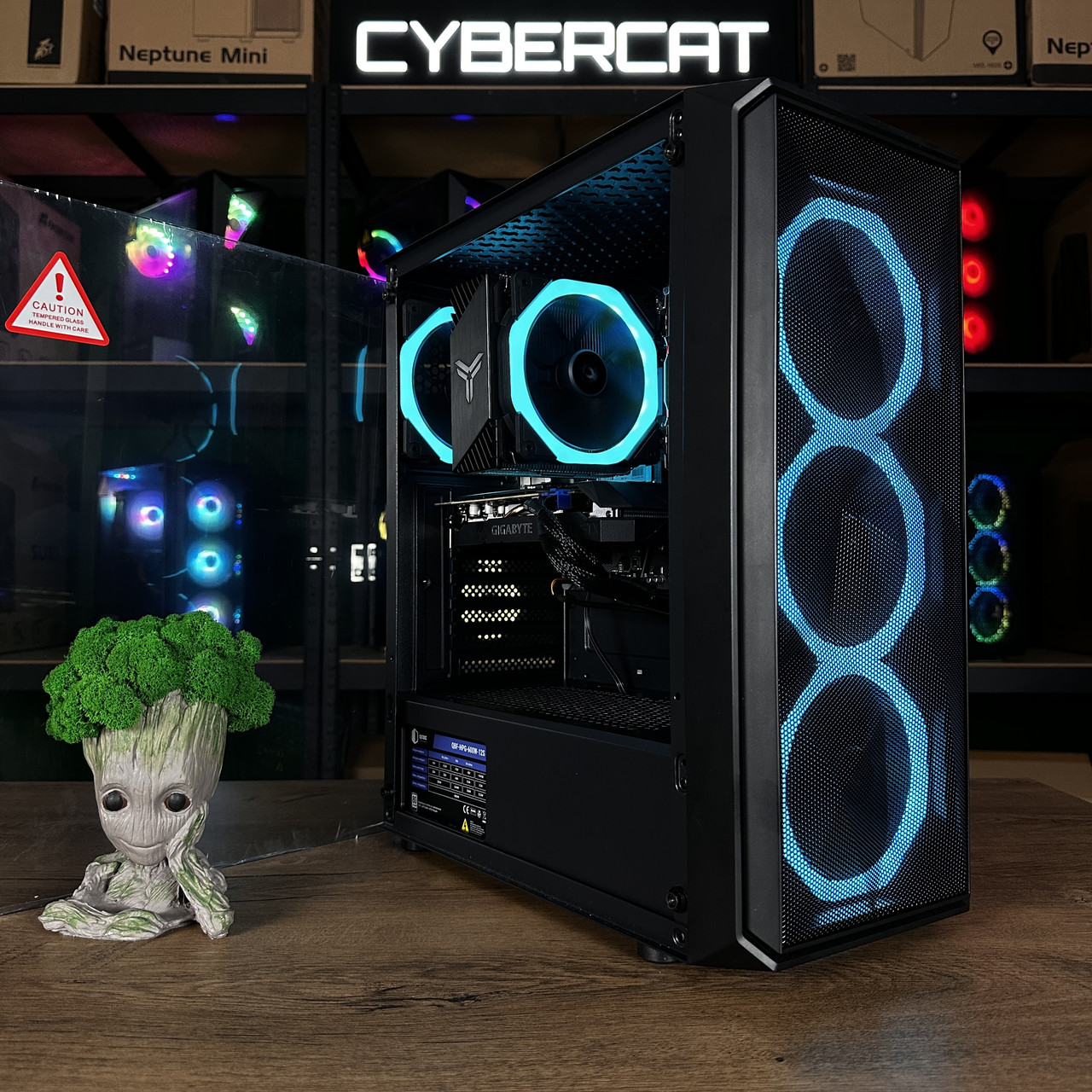 Shelby! Core i5-13400F | DDR5 | RTX 3080 10Gb | Магазин Гарантія 2 Роки! Ігровий Компютер ПК від CyberCat