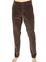 Мужские коричневые вельветовые джинсы X-Foot 170-7265-KDF Kahve