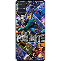 Силіконовий чохол бампер для Samsung M31S з картинкою Фортнайт Fortnite