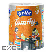 Бумажные полотенца Grite Family Jumbo XL 2 слоя 1 рулон (4770023348613)