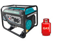 Генератор ГАЗ/бензиновый INVO H3500-G 2.8/3.0 кВт с ручным запуском