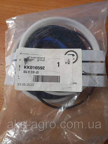 KK016592 Рем. комплект для гідроциліндра D100-D50 Kverneland, фото 1