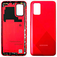Задняя крышка Samsung Galaxy A02s A025F, M02s M025F красная Original PRC