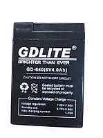 Надежная аккумуляторная батарея Gd-Lite 6V 4.0Ah GD-640