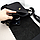 Сумка чоловіча шкіряна Handycover S416 чорна матова з клапаном, фото 3