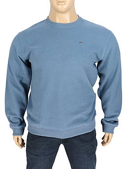 Якісний чоловічий светр Zinzolin 3273 Blue великого розміру