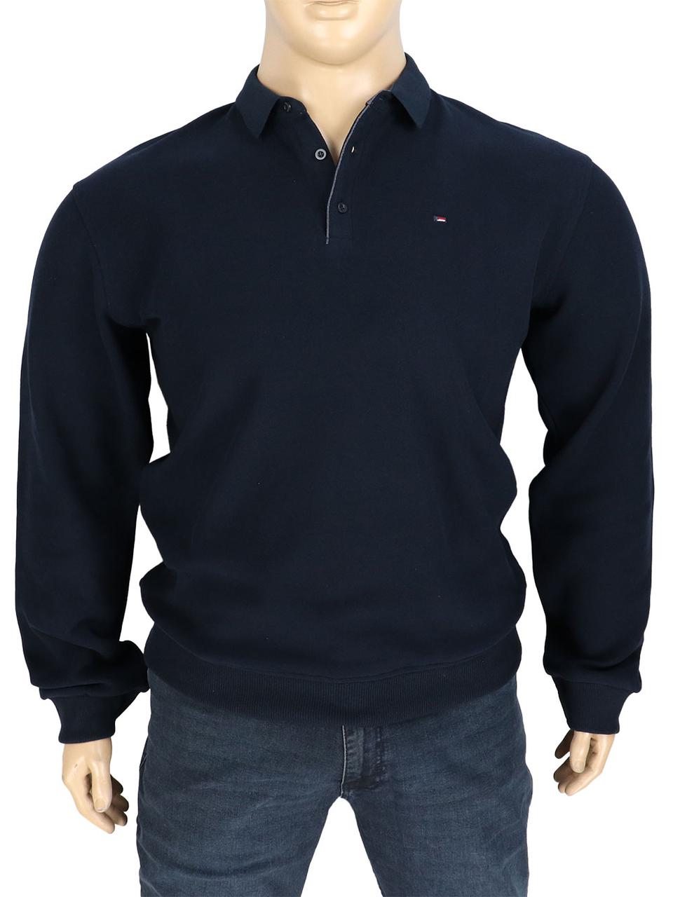Темно-синій турецький чоловічий светр Zinzolin 3271 Navy Blue