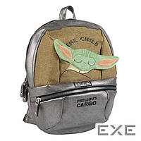 Рюкзак Cerda Mandalorian - The Child Silver Casual Fashion Faux-Leather Backpack (CERDA-2100003225)