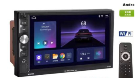 Автомагнітола 2Din 8702 з пультом Android12 (2+32) Bluetooth магнітолу 7" дюймів із With Carplay