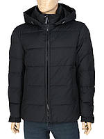 Черная мужская короткая зимняя куртка Vivacana 63AW7330 Black