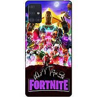 Силіконовий чохол бампер для Samsung M51 з малюнком Fortnite Фортнайт