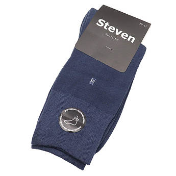 Теплі чоловічі шкарпетки Steven 038 теплий джинс.
