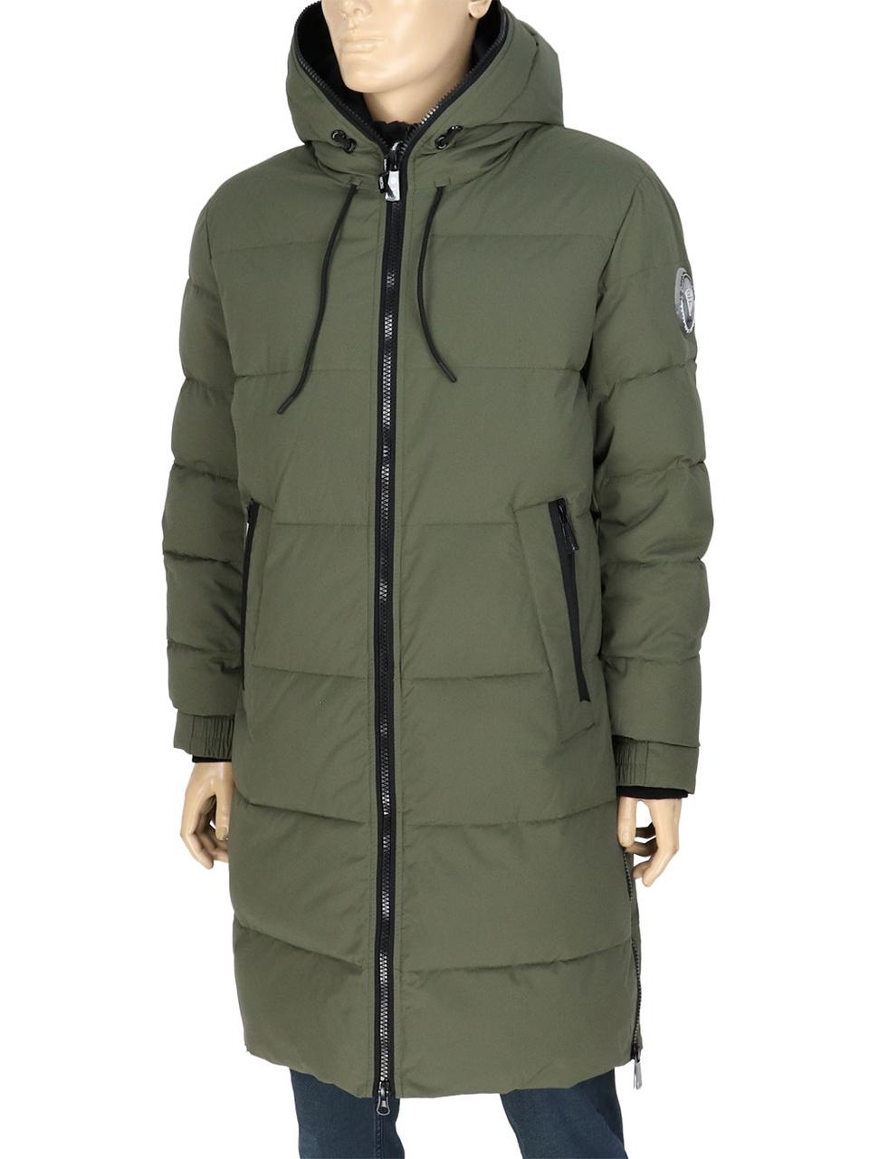 Чоловіча подовжена зелена куртка Vivacana 63AW7540M Army Green