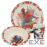 Набор детской посуды Stor Spiderman - Comic, Bamboo Set (Stor-01275)