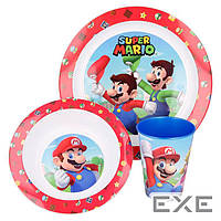 Набор детской посуды Stor Super Mario - Mario, Kids Micro Set (Stor-21449)