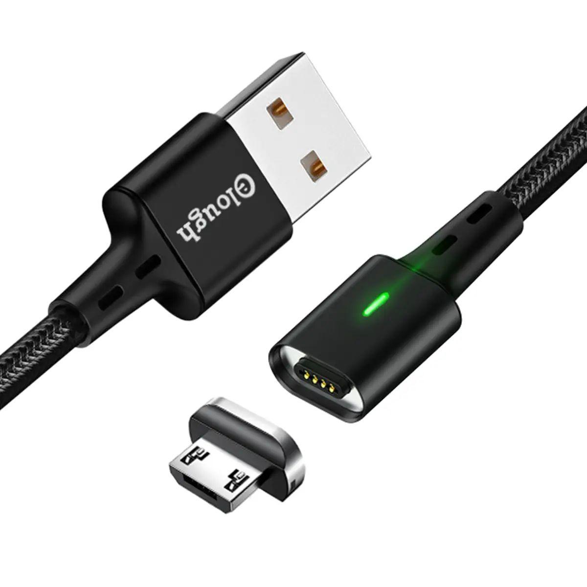Кабель магнітний для заряджання телефона, смартфона Micro USB 1 м
