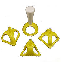 Набір форм для пельменів, равіолі, вареників (830ZN/X-4093), 4шт, Пластик, А-плюс, Арт.49449