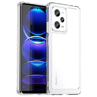 Чехол бампер для Xiaomi Redmi Note 12 Pro Plus 5G Anomaly Frame Transparent (Прозрачный)