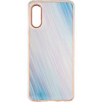 Rainbow Silicone Case Samsung A022 (A02) Blue