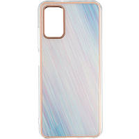 Rainbow Silicone Case Samsung A025 (A02s) Blue